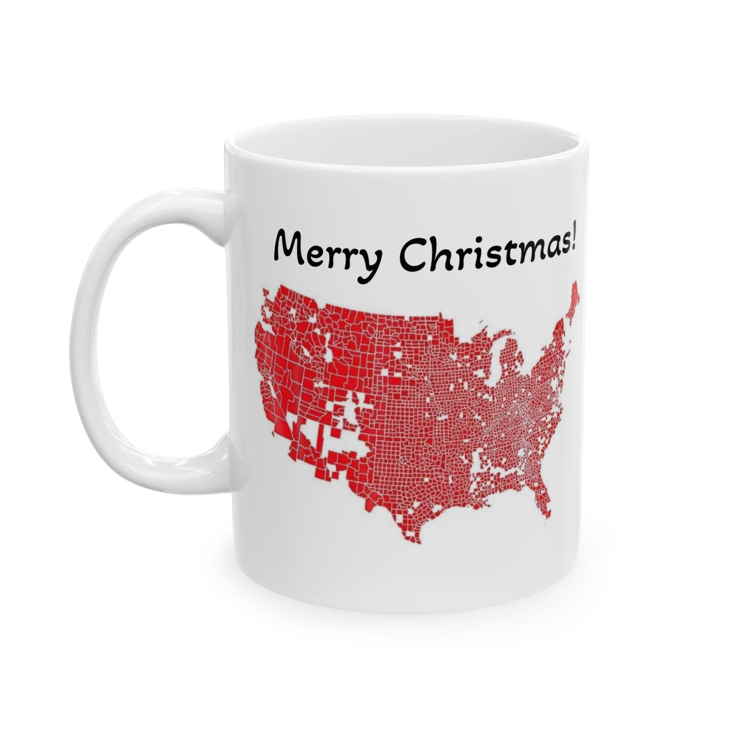Trump 2024 How Dare We Say Merry Christmas Patriotic Funny Meme Mug