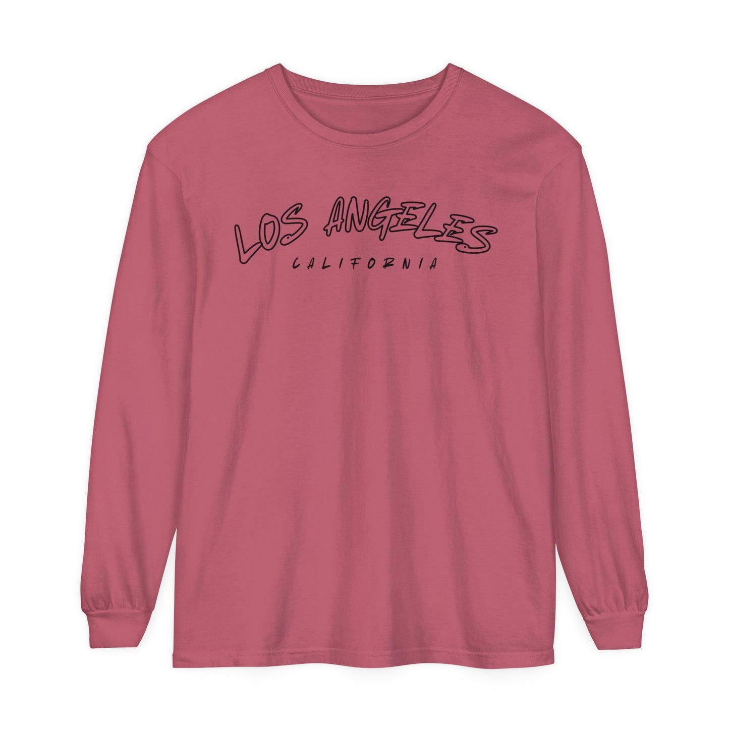 Adult Long Sleeve Tee Vintage Los Angeles California Graphic