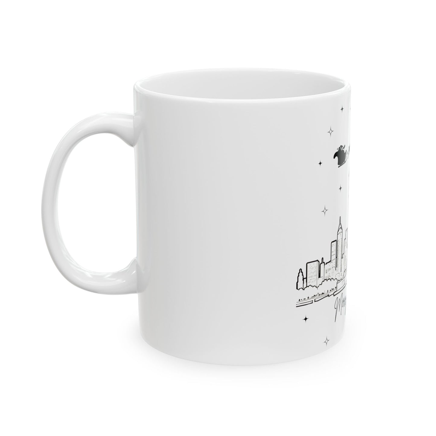 Merry Christmas New York Ceramic Mug