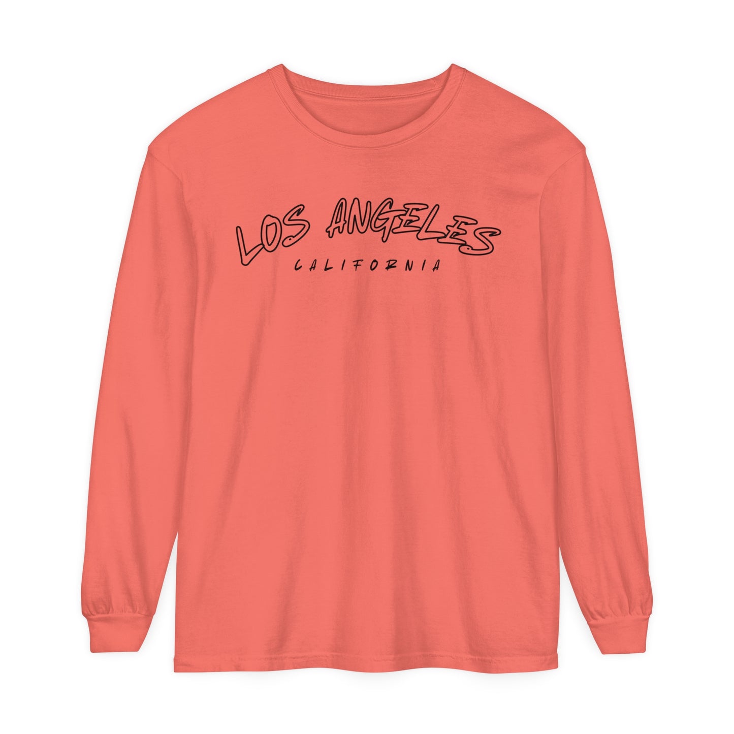 Adult Long Sleeve Tee Vintage Los Angeles California Graphic