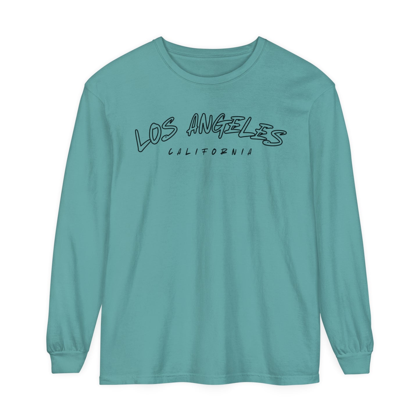 Adult Long Sleeve Tee Vintage Los Angeles California Graphic
