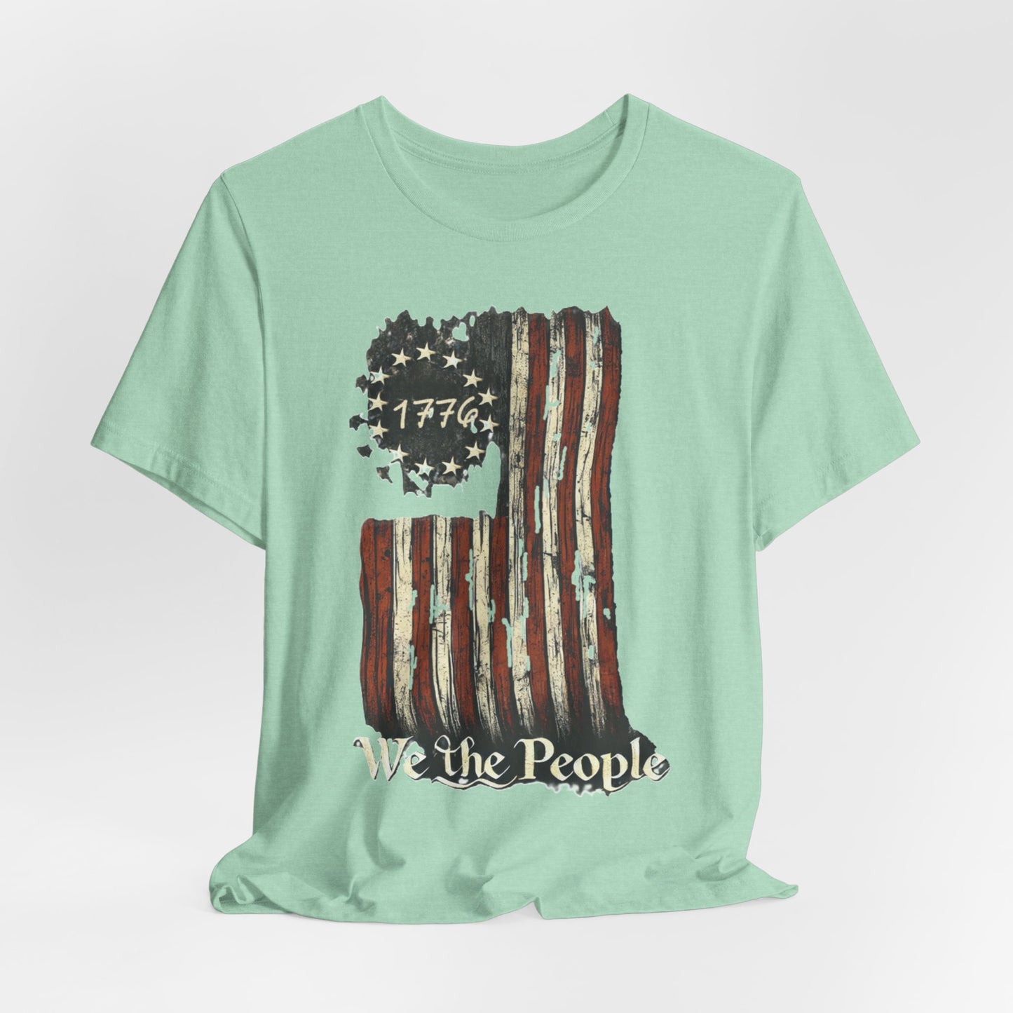 We The People 1776 Patriotic Shirt, American Flag Tee, Independence Day Top, USA Patriotic Apparel, Revolutionary War T-Shirt