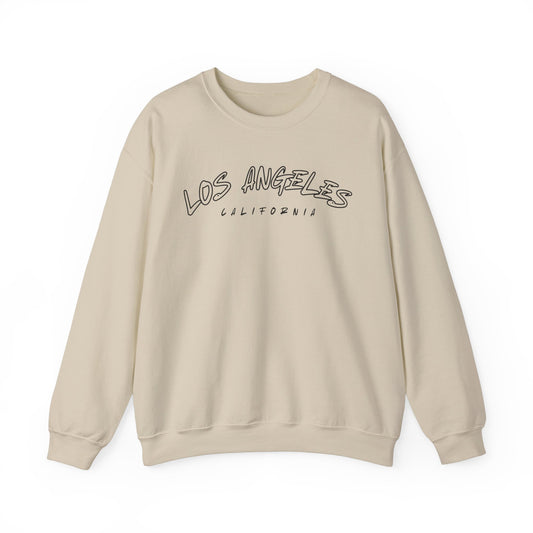 Los Angeles California Women's Graphic Sweatshirt, Unisex LA Souvenir Cali California Gift, Crewneck Jumper Pullover, Vintage Retro Fashion