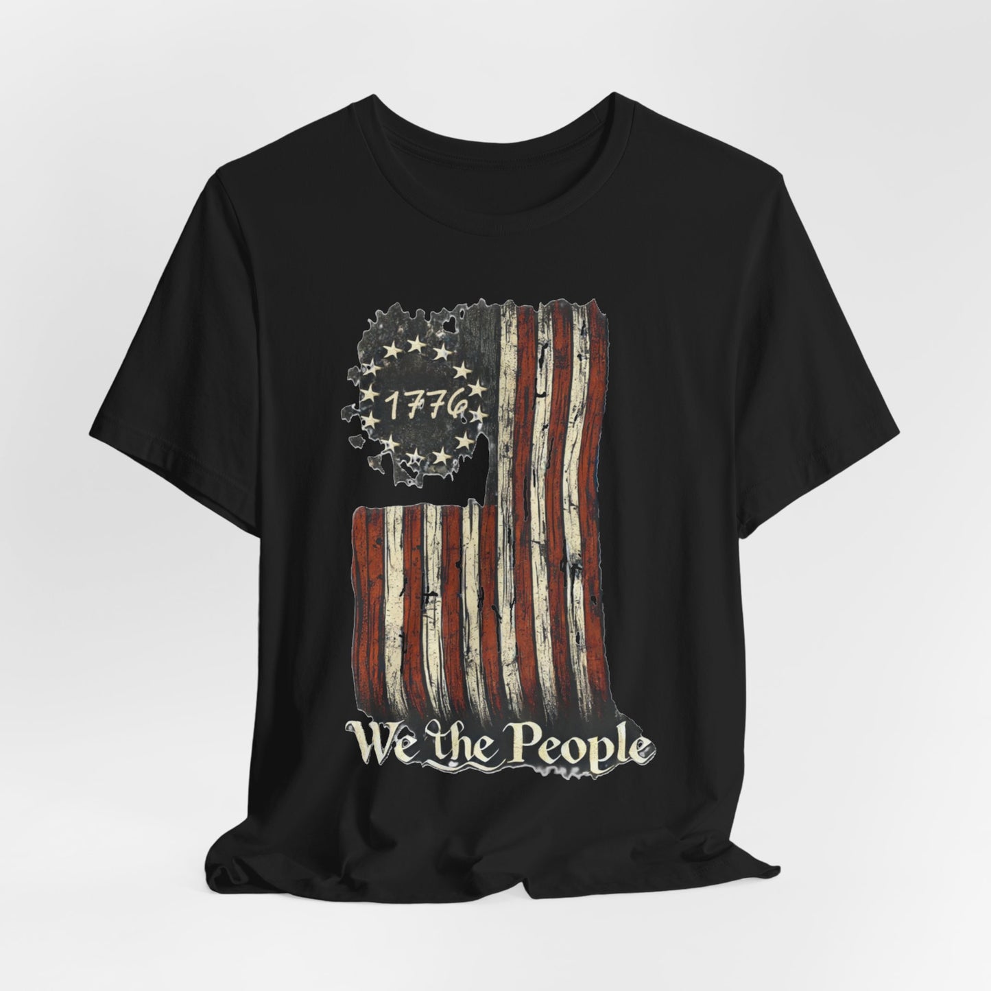 We The People 1776 Patriotic Shirt, American Flag Tee, Independence Day Top, USA Patriotic Apparel, Revolutionary War T-Shirt