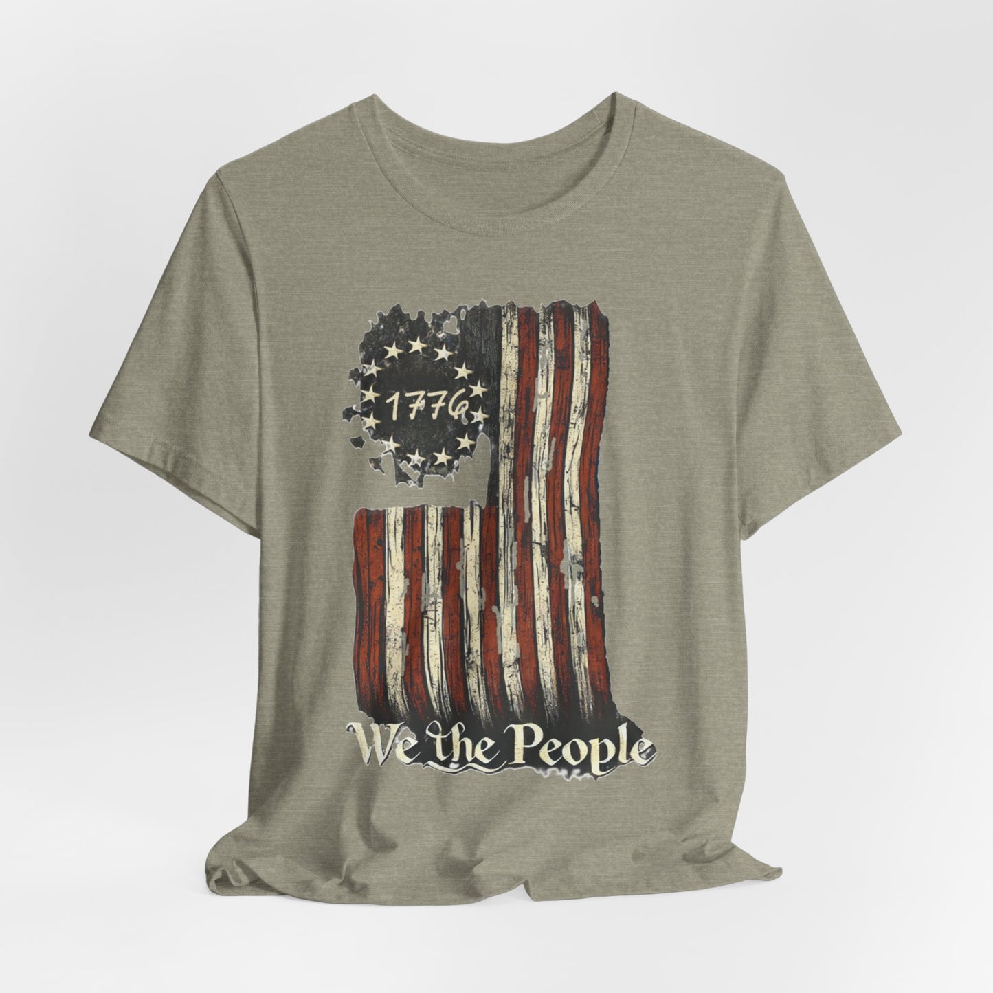 We The People 1776 Patriotic Shirt, American Flag Tee, Independence Day Top, USA Patriotic Apparel, Revolutionary War T-Shirt