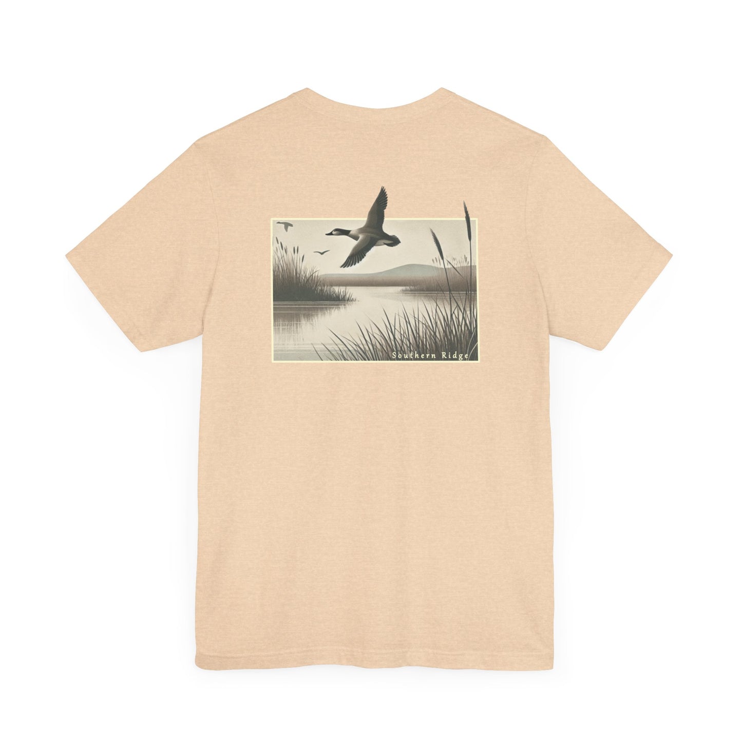 Vintage Mallard In A Marsh by Southern Ridge Tee, Unisex T-Shirt for Nature Lovers, Duck Watching Gift, Wildlife Graphic Shirt, Retro Bird Tee, Nature