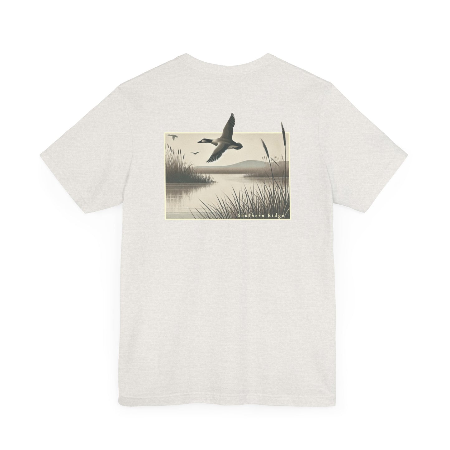 Vintage Mallard In A Marsh by Southern Ridge Tee, Unisex T-Shirt for Nature Lovers, Duck Watching Gift, Wildlife Graphic Shirt, Retro Bird Tee, Nature