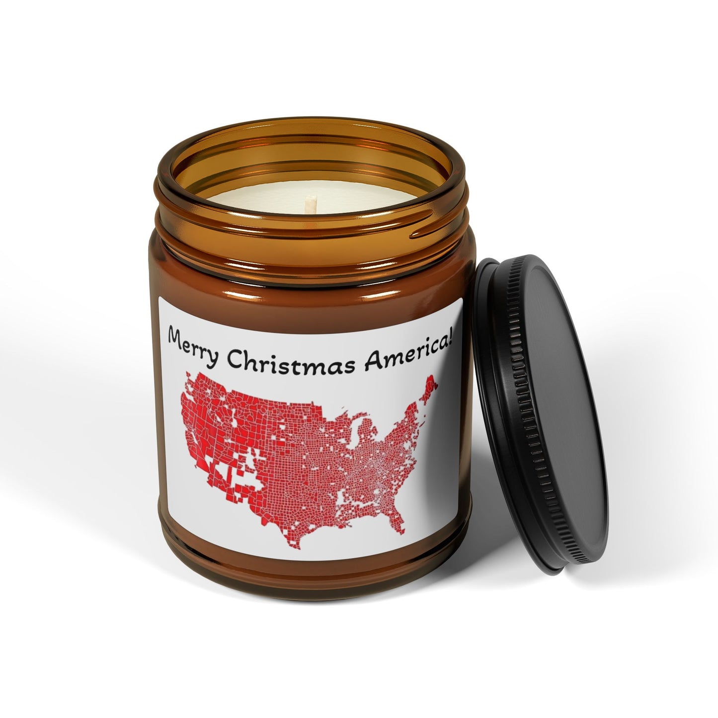 Trump 2024 Merry Christmas Patriotic Funny Meme Gift Multi-Size Candle