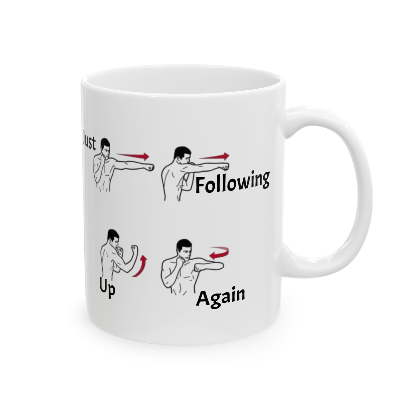 Just Following Up Again Funny Office Meme Mug