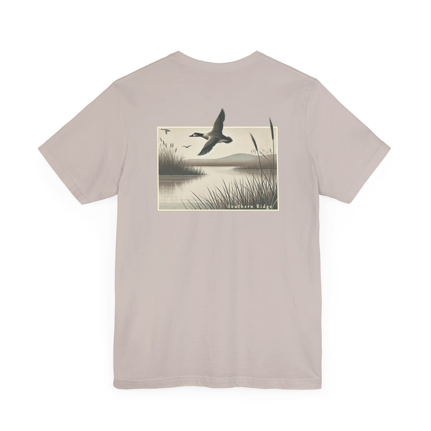 Vintage Mallard In A Marsh by Southern Ridge Tee, Unisex T-Shirt for Nature Lovers, Duck Watching Gift, Wildlife Graphic Shirt, Retro Bird Tee, Nature