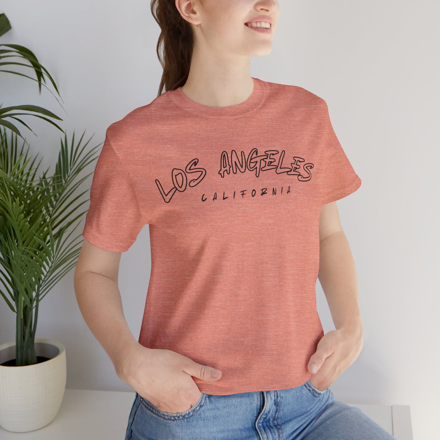 Los Angeles California Women's Graphic Tee, Unisex Jersey Short Sleeve Shirt, LA Souvenir Shirt, Cali Tee, California Gift