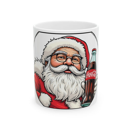 Santa Drinking A Coke Ceramic Mug 11oz or 15oz