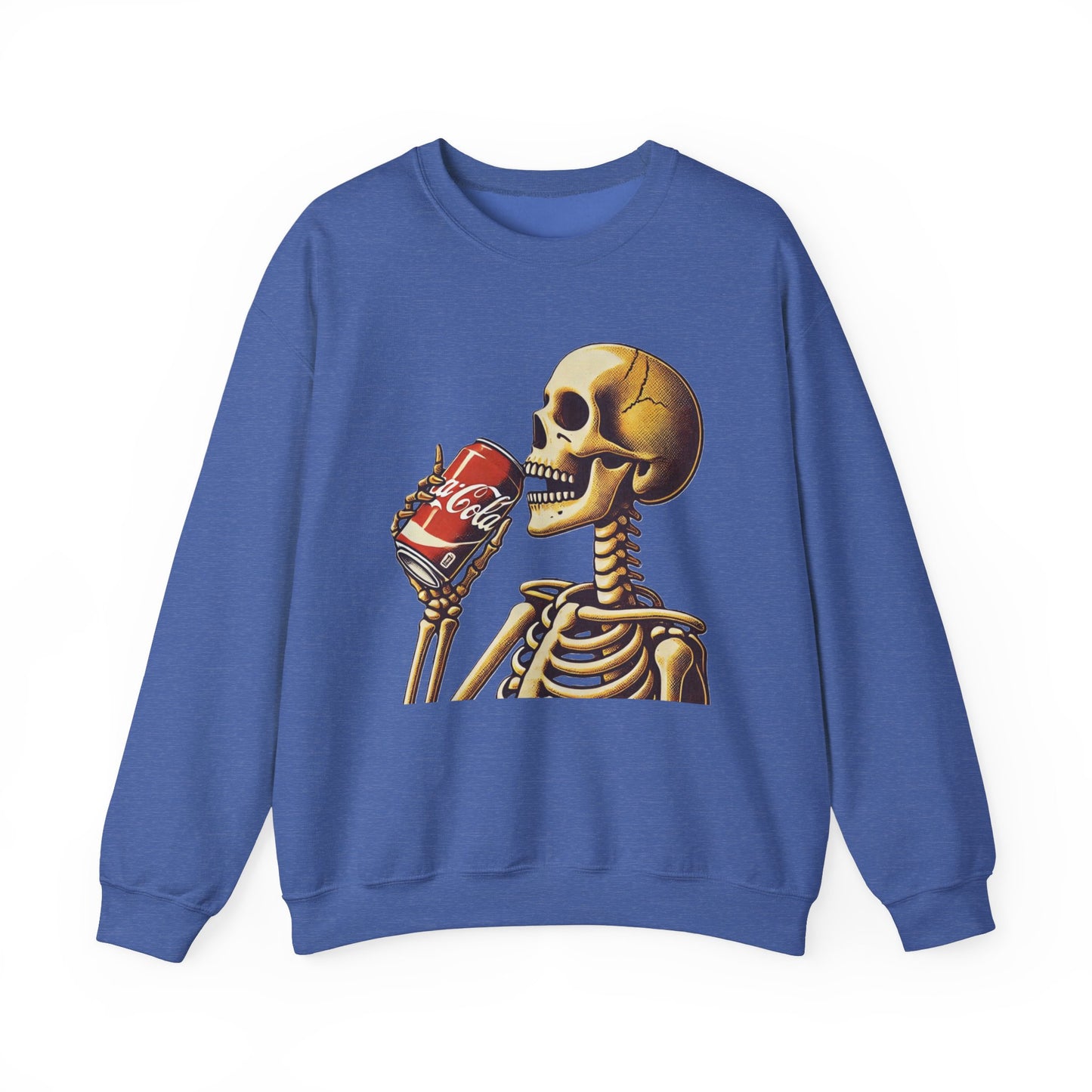 Skeleton Drinking A Coke Halloween Sweatshirt