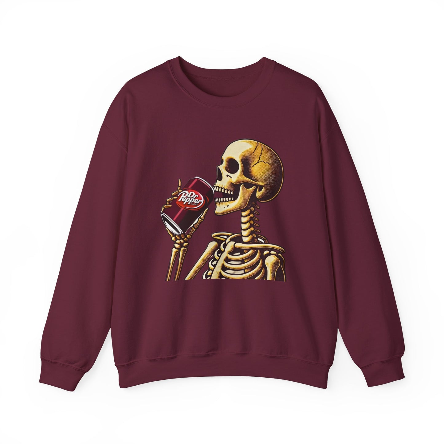 Halloween Skeleton Drinking Dr. Pepper