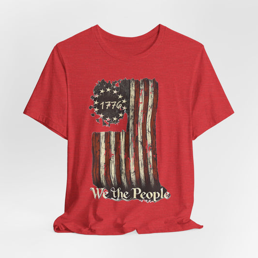 We The People 1776 Patriotic Shirt, American Flag Tee, Independence Day Top, USA Patriotic Apparel, Revolutionary War T-Shirt