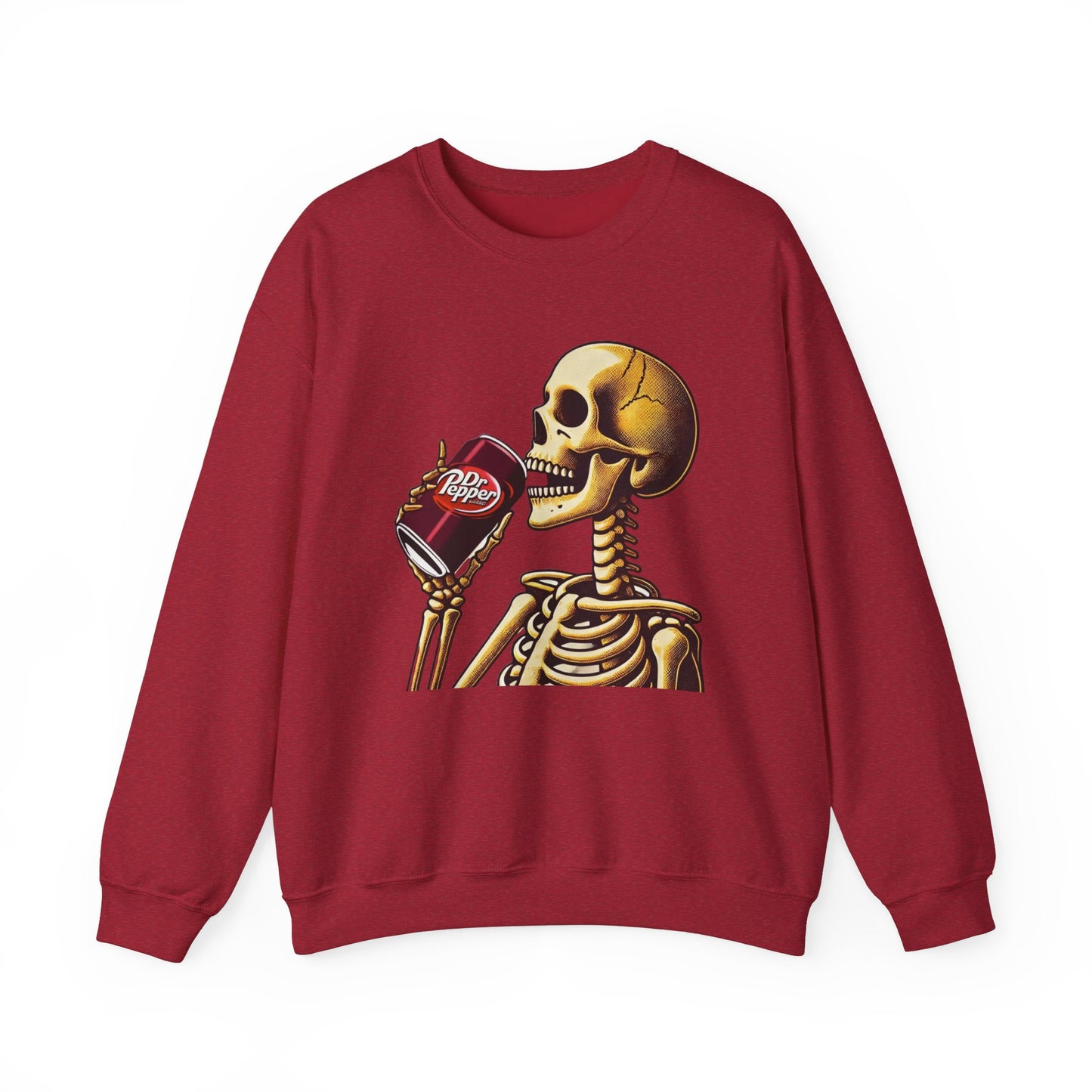 Halloween Skeleton Drinking Dr. Pepper