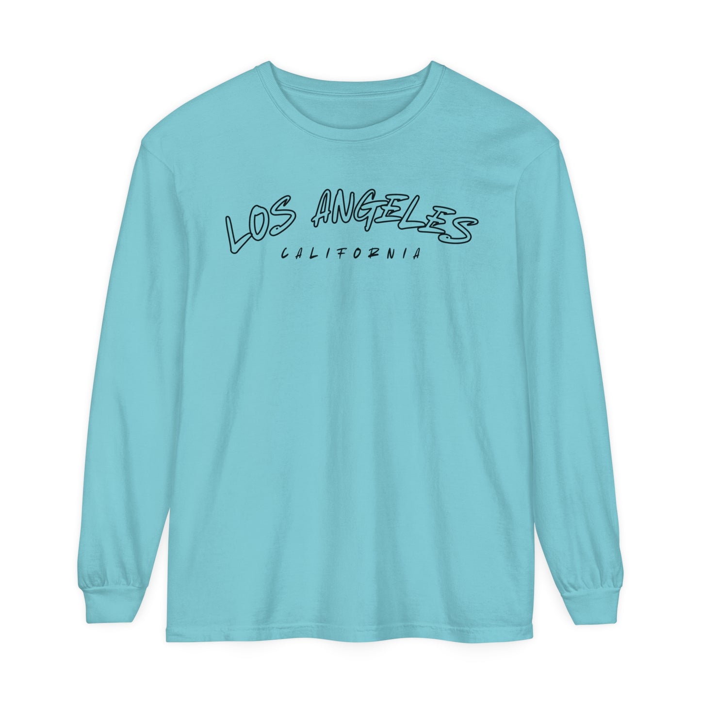 Adult Long Sleeve Tee Vintage Los Angeles California Graphic