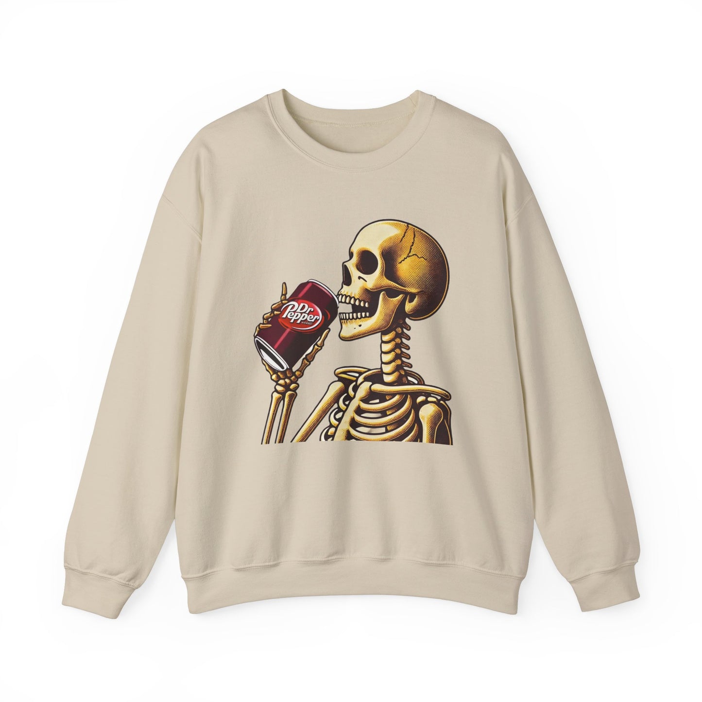 Halloween Skeleton Drinking Dr. Pepper