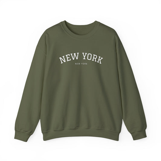 Adult Sweatshirt Vintage New York Graphic