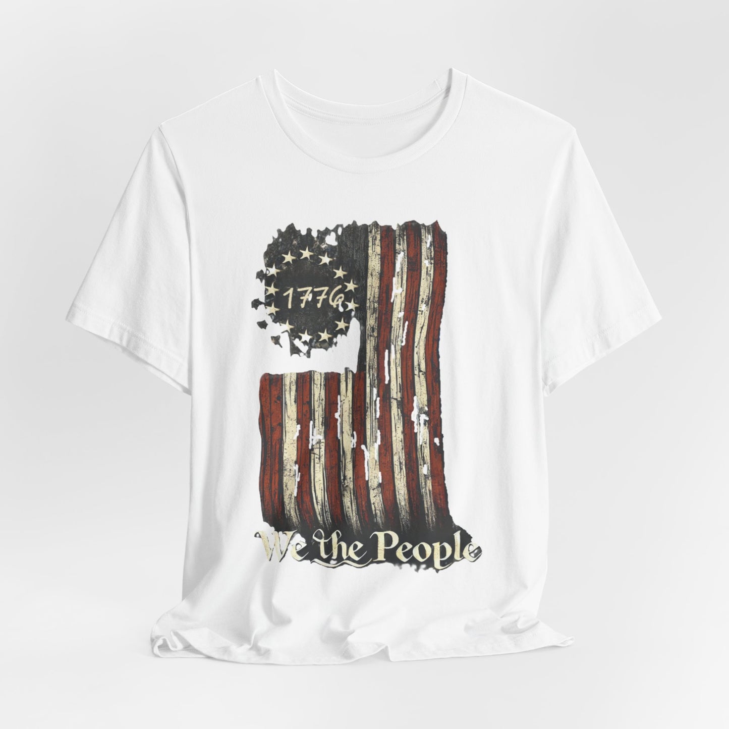 We The People 1776 Patriotic Shirt, American Flag Tee, Independence Day Top, USA Patriotic Apparel, Revolutionary War T-Shirt