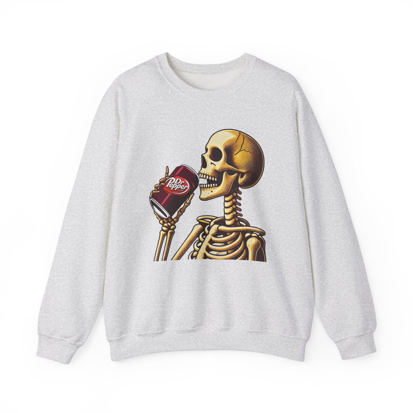 Halloween Skeleton Drinking Dr. Pepper