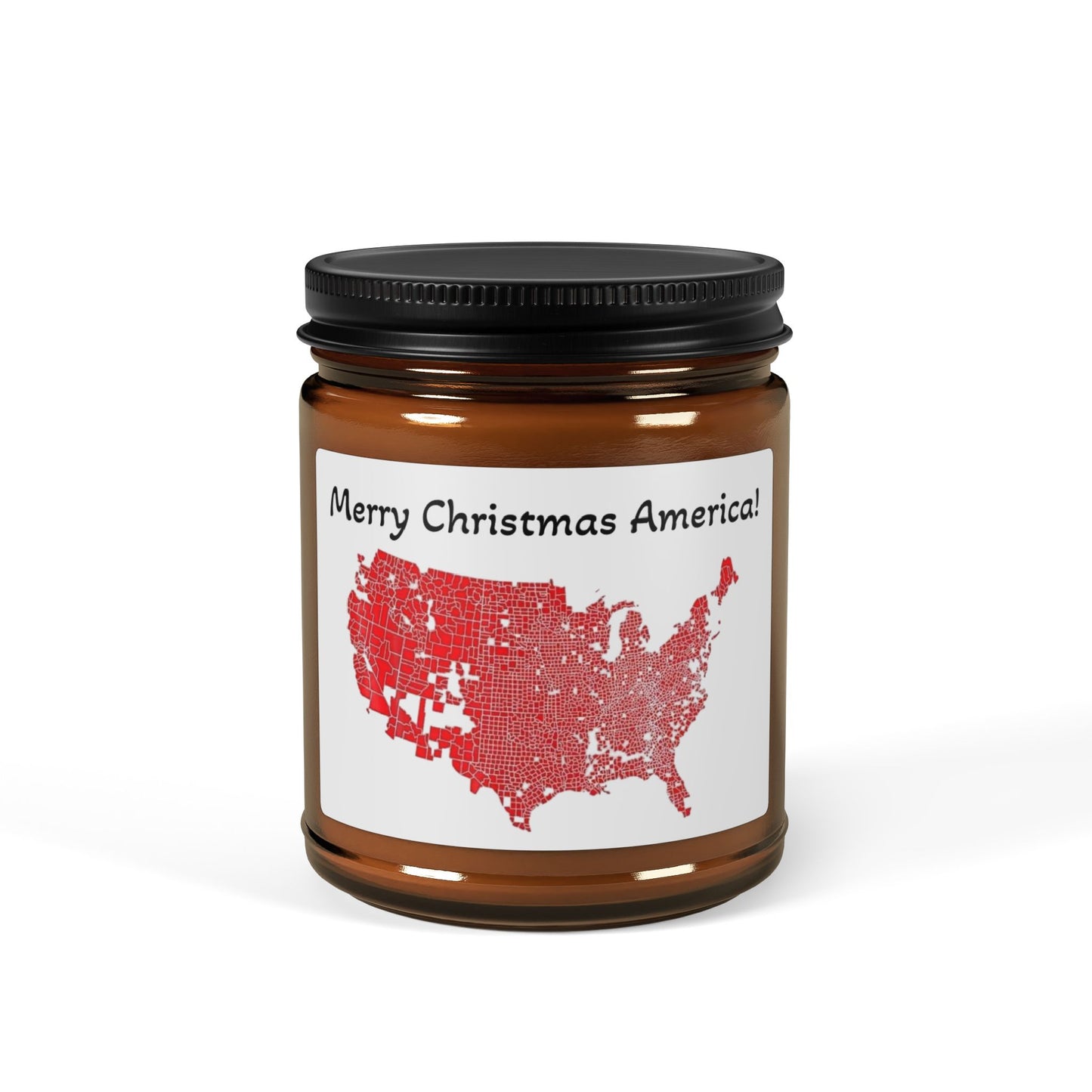 Trump 2024 Merry Christmas Patriotic Funny Meme Gift Multi-Size Candle