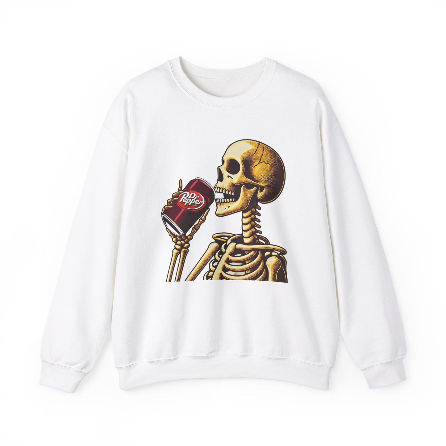 Halloween Skeleton Drinking Dr. Pepper